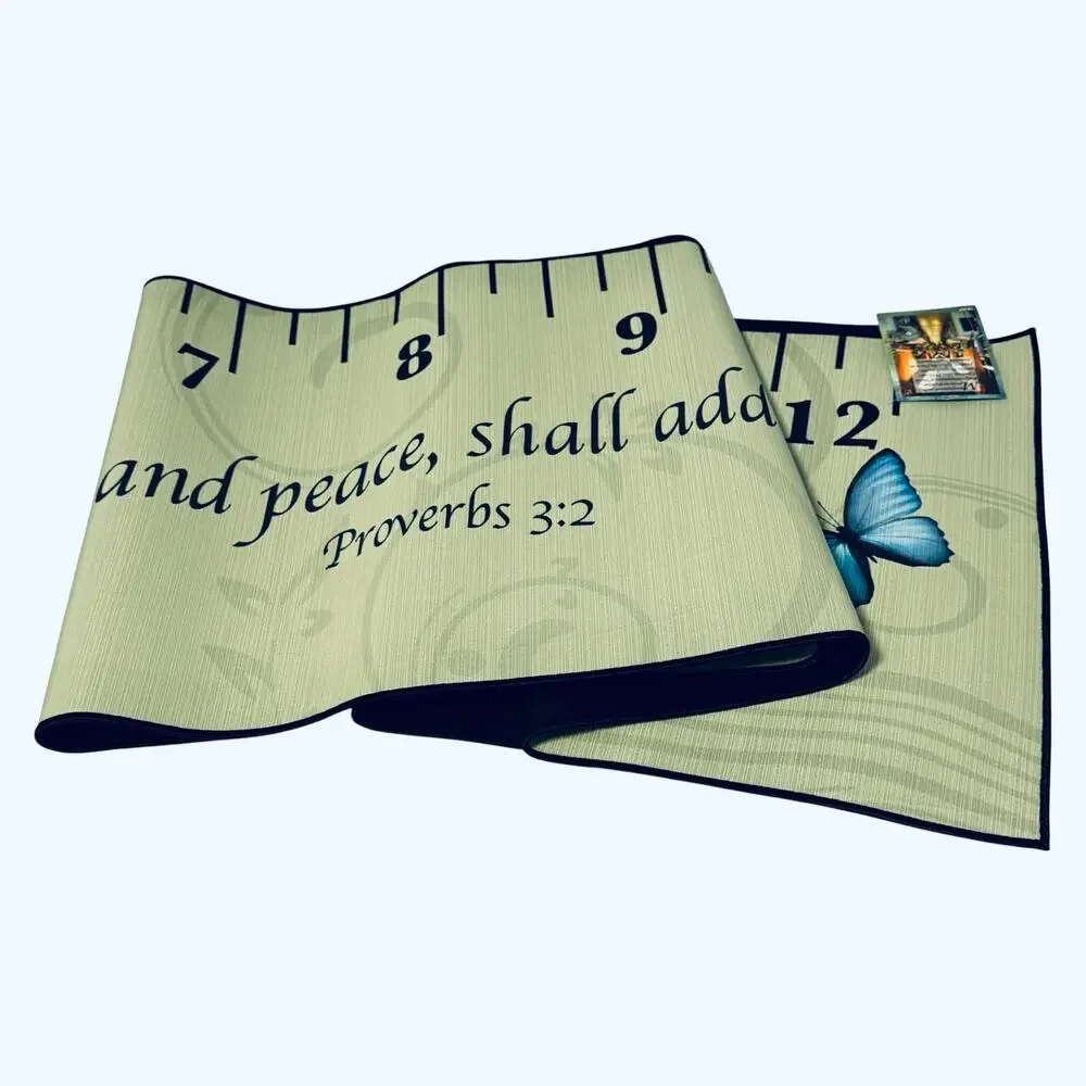 Christian Home Decor Table Runner He is the Ruler Butterfly Made USA 13x72